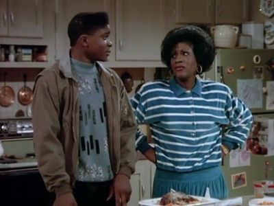 Darius McCrary and Jo Marie Payton in Family Matters (1989)