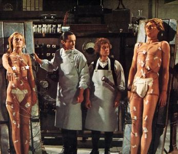 Udo Kier, Dalila Di Lazzaro, Arno Jürging, and Srdjan Zelenovic in Flesh for Frankenstein (1973)