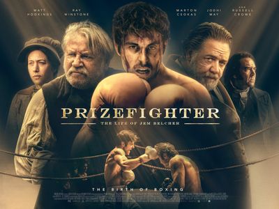 Russell Crowe, Marton Csokas, Jodhi May, Ray Winstone, and Matt Hookings in Prizefighter: The Life of Jem Belcher (2022)