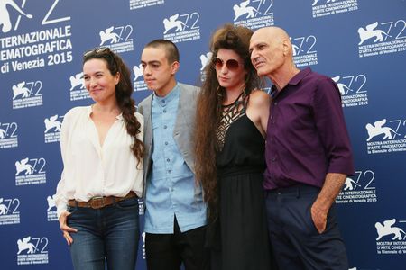 Yaël Abecassis, Hadar Morag, Muhammad Daas, and Yuval Gurevich at an event for Why Hast Thou Forsaken Me (2015)