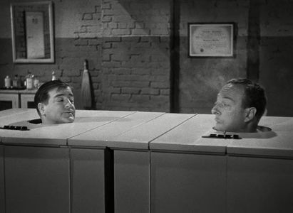 Lou Costello and Roland Winters in Bud Abbott Lou Costello Meet the Killer Boris Karloff (1949)