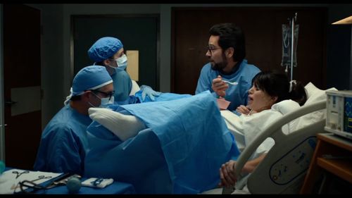 Still of Mark Sarian, Kina Bermudez, Paul Rudd, and Casey Wilson in The Shrink Next Door and The Foundation