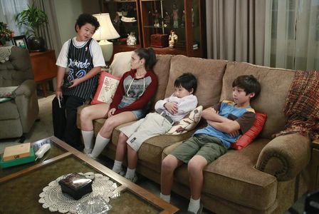 Luna Blaise, Forrest Wheeler, Ian Chen, and Hudson Yang in Fresh Off the Boat (2015)