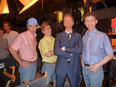 With NPH on set of 