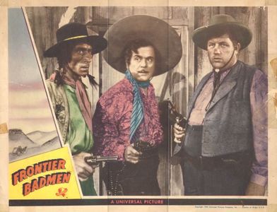 Leo Carrillo, Andy Devine, and Frank Lackteen in Frontier Badmen (1943)