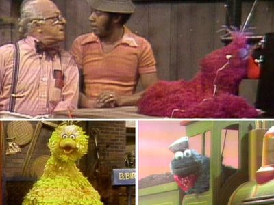 Northern Calloway and Will Lee in Sesame Street (1969)