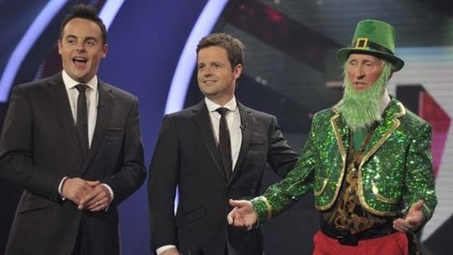 Declan Donnelly, Anthony McPartlin, and Jimmy Ford in Britain's Got Talent (2007)