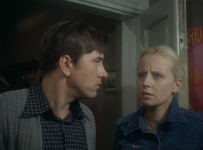 Krystyna Janda and Jerzy Radziwilowicz in Man of Iron (1981)