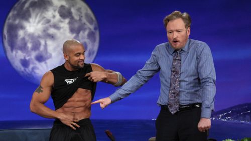 Conan O'Brien and Shaun T. in Conan (2010)