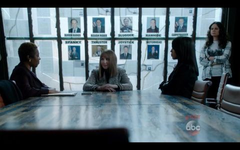 Kerry Washington, Treisa Gary, Katie Lowes, and Lena Dunham in Scandal (2012)