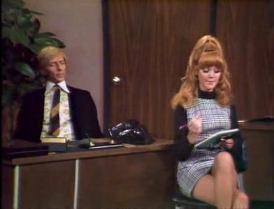 Jeremy Lloyd and Pamela Rodgers in Rowan & Martin's Laugh-In (1967)
