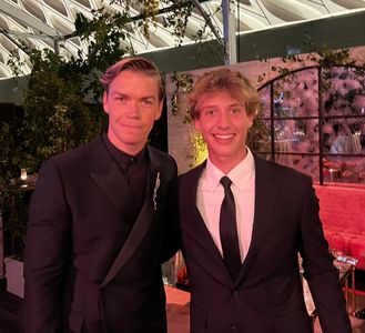 Jake Satow and Will Poulter at an event for the 74th Annual Emmys Awards