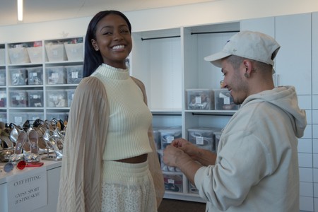Justine Skye and Rio Uribe in The Fashion Fund (2014)