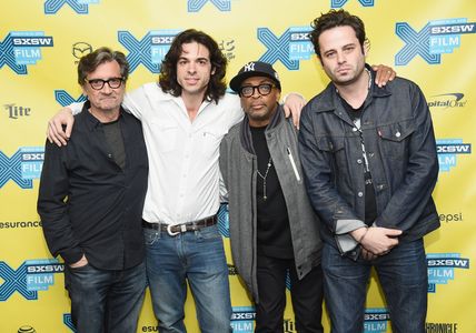 Spike Lee, Griffin Dunne, Luke Kirby, and Paul Dalio at an event for Touched with Fire (2015)