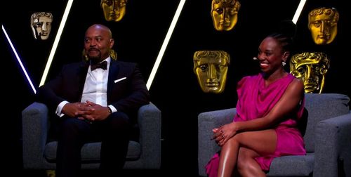 Ozioma Akagha and Jason E. Kelley at The BAFTA Games Awards