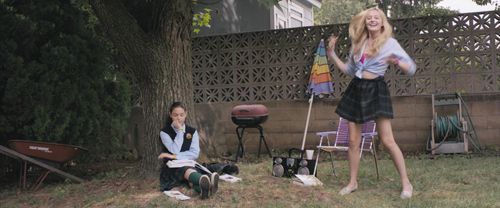 Athena Ripka and Odeya Rush in Little Girl Blue (2014)