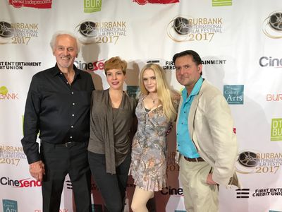 Michael Forest, James Kerwin, Kipleigh Brown, and Lisa Hansell at an event for Star Trek Continues (2013)