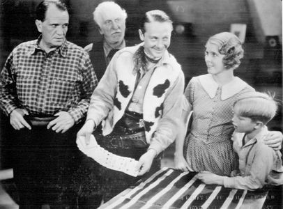 Bill Cody Jr., Bill Cody, Franklyn Farnum, Ada Ince, and Lafe McKee in Frontier Days (1934)