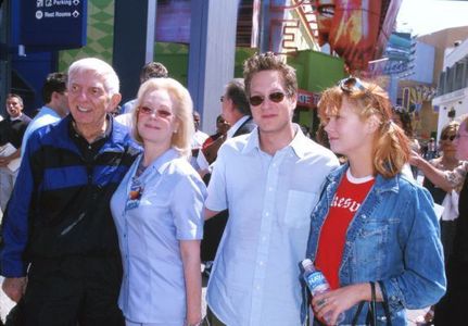 Aaron Spelling and Randy Spelling at an event for The Adventures of Rocky & Bullwinkle (2000)