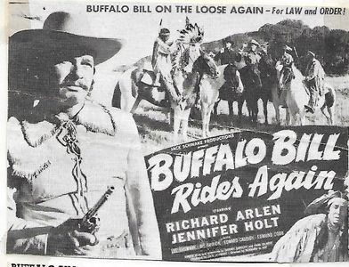 Richard Arlen and Charles Stevens in Buffalo Bill Rides Again (1947)