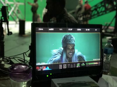 Zulu Wedding film green screen - behind the scenes