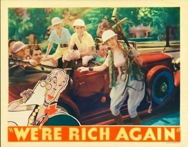 Billie Burke, Buster Crabbe, Reginald Denny, Joan Marsh, Marian Nixon, and Edna May Oliver in We're Rich Again (1934)