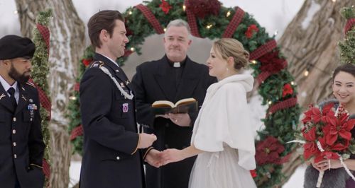 Dave Rose appears as the Priest, with Kayla Wallace, Kevin McGarry, Cory Lee and Colton Royce in the final scene of My G