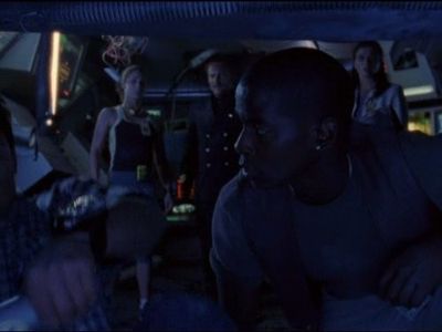 Monica Louwerens, Keith D. Robinson, and Sasha Craig in Power Rangers Lightspeed Rescue (2000)
