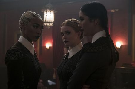 Tati Gabrielle, Abigail Cowen, and Adeline Rudolph in Chilling Adventures of Sabrina (2018)