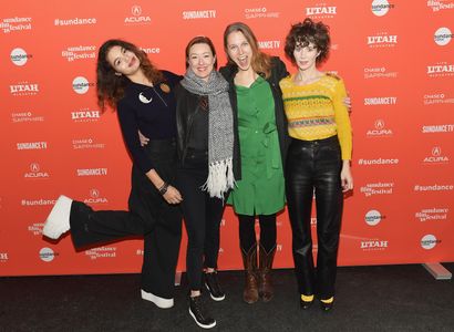 Miranda July, Molly Parker, Josephine Decker, and Helena Howard at an event for Madeline's Madeline (2018)
