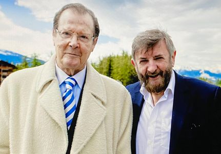 Roger Moore and Tom Kinninmont