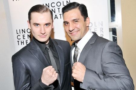 Seth Numrich and Dion Mucciacito at the premiere of Lincoln Center Theaters' production of Clifford Odets' Golden Boy.
