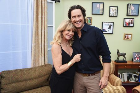 Goldie Hawn and Oliver Hudson at an event for The Christmas Chronicles (2018)