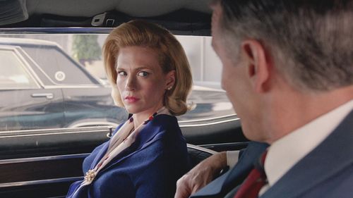 January Jones and Christopher Stanley in Mad Men (2007)