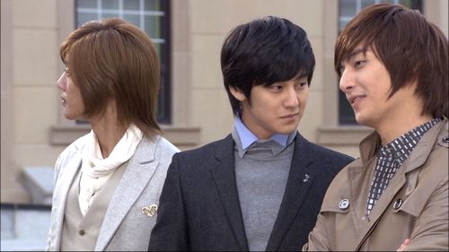 Kim Joon, Kim Hyun-joong, and Kim Bum in Boys Over Flowers (2009)