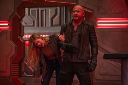 Dominic Purcell and Jes Macallan in DC's Legends of Tomorrow (2016)
