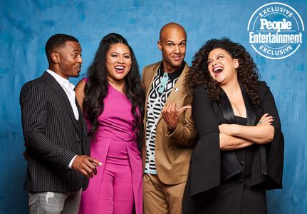 First Wives Club creator, Tracy Oliver, is joined by stars, RonReaco Lee, Mark Tallman, and Michelle Buteau for a press 