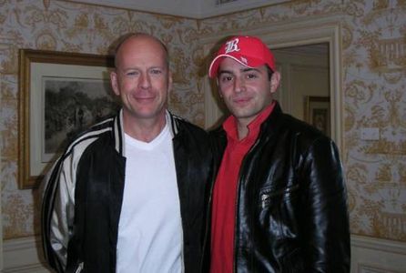 Bruce Willis and Romuald Boulanger