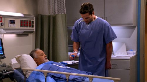 Jean Glaudé with Tom Ainsley in How I Met Your Father, Season 2, Episode 8, 