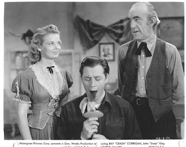 Ed Brady, Julie Duncan, and John 'Dusty' King in Fugitive Valley (1941)