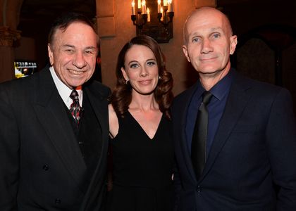 Kelly Marcel, Daniel Orlandi, and Richard M. Sherman at an event for Saving Mr. Banks (2013)