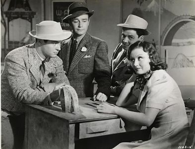 Lew Ayres, Gladys Blake, Tom Brown, and Owen Davis Jr. in These Glamour Girls (1939)