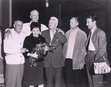 Judy Garland, Burt Lancaster, Spencer Tracy, Maximilian Schell, Richard Widmark, and Stanley Kramer in Judgment at Nurem