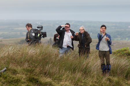 David Gilchrist, Ken Loach, and Robbie Ryan in Jimmy's Hall (2014)