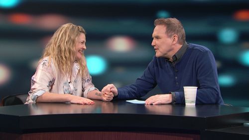 Drew Barrymore and Norm MacDonald in Norm Macdonald Has a Show (2018)