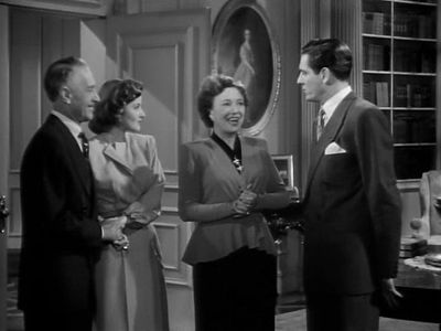 Barbara Brown, Craig Stevens, Otto Kruger, and Martha Vickers in Love and Learn (1947)