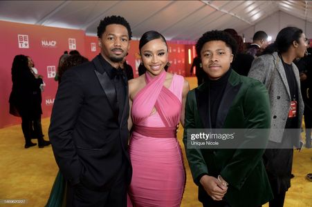 Vince Swann, Briyana Guadalupe, Theodore Barnes at the 54th Annual NAACP Awards