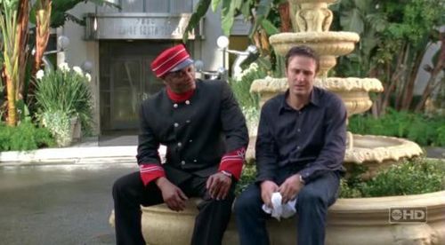 David Arquette and Lamont Johnson in In Case of Emergency (2007)