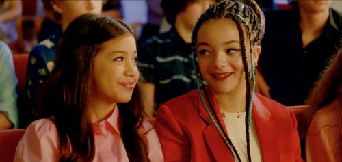 Still of Kasey Bella Suarez and Ivory Baker in You Are So Not Invited to My Bat Mitzvah.