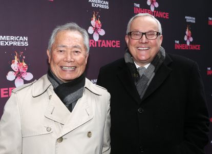 George Takei and Brad Takei at an event for The Inheritance (2020)